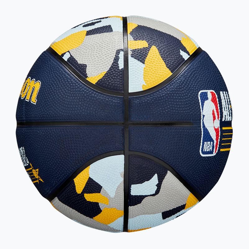 Minge de baschet pentru copii Wilson 2024 NBA All Star Mini + pudełko brown mărime 3 7