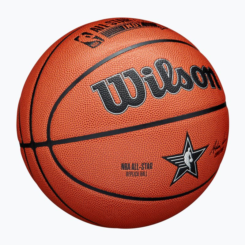 Minge de baschet Wilson 2024 NBA All Star Replica brown mărime 7 2