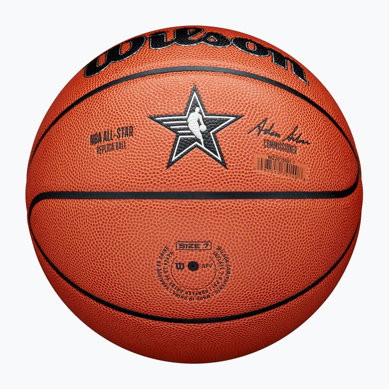 Minge de baschet Wilson 2024 NBA All Star Replica brown mărime 7 5