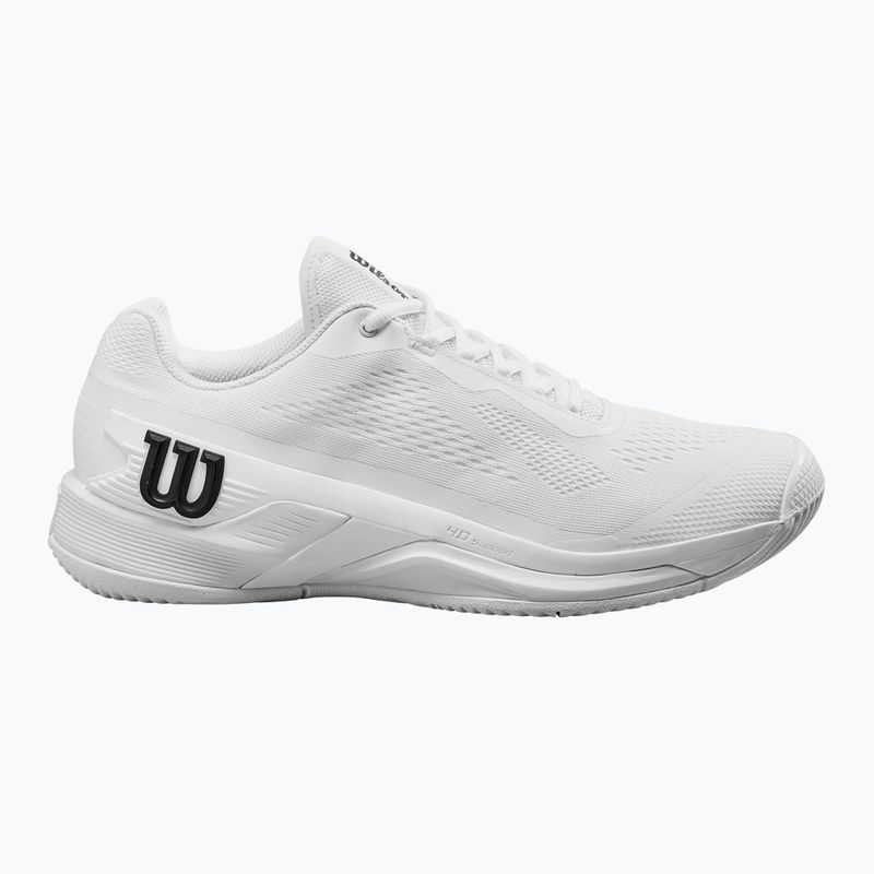 Încălțăminte de tenis pentru bărbați Wilson Rush Pro 4.0 white/white/black 9