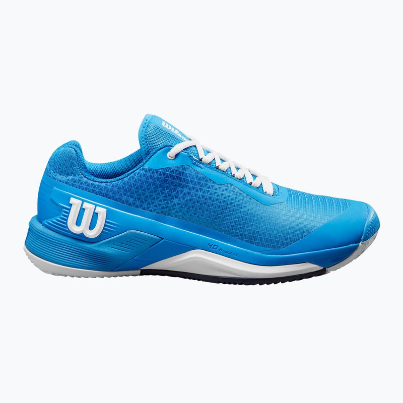 Încălțăminte de tenis pentru bărbați Wilson Rush Pro 4.0 Clay french blue/white/navy blazer 9