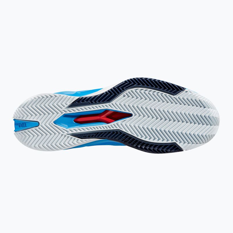 Încălțăminte de tenis pentru bărbați Wilson Rush Pro 4.0 Clay french blue/white/navy blazer 13