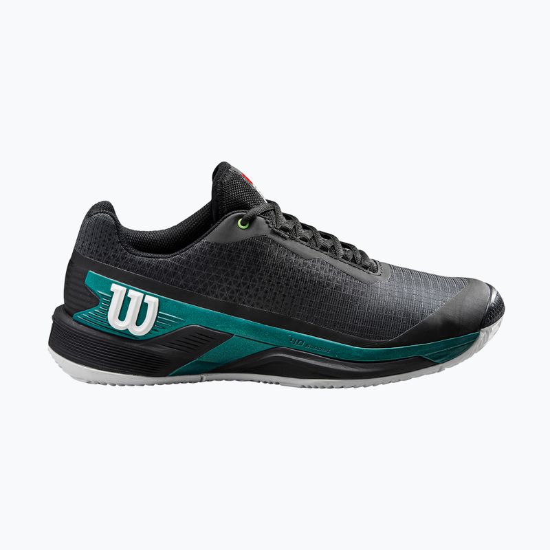 Încălțăminte de tenis pentru bărbați Wilson Rush Pro 4.0 Blade Clay black/black/deep teal 9