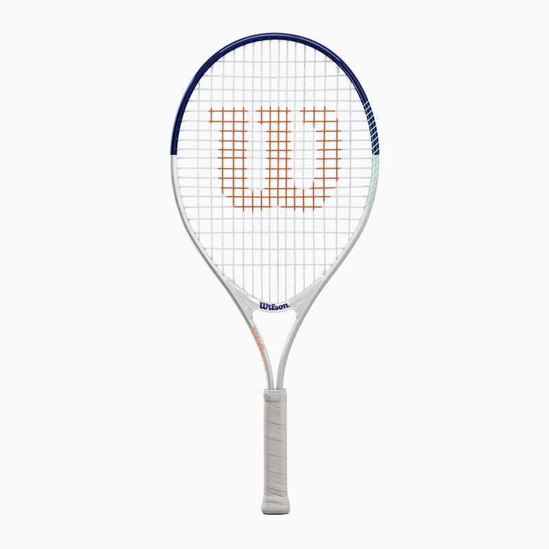 Set de tenis pentru copii Wilson Roland Garros Elite Kit 23 white/navy