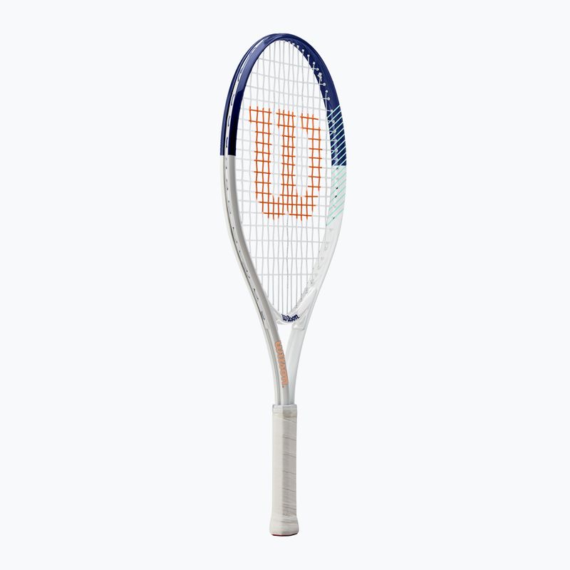 Set de tenis pentru copii Wilson Roland Garros Elite Kit 23 white/navy 2