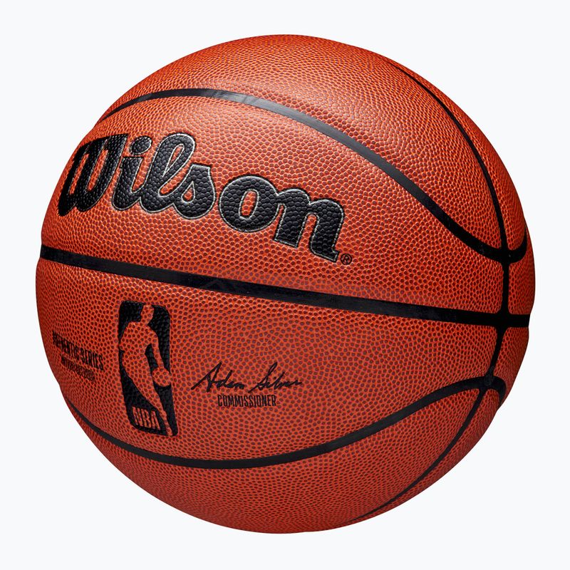 Minge de baschet Wilson Authentic Indoor Outdoor brown mărime 6 3