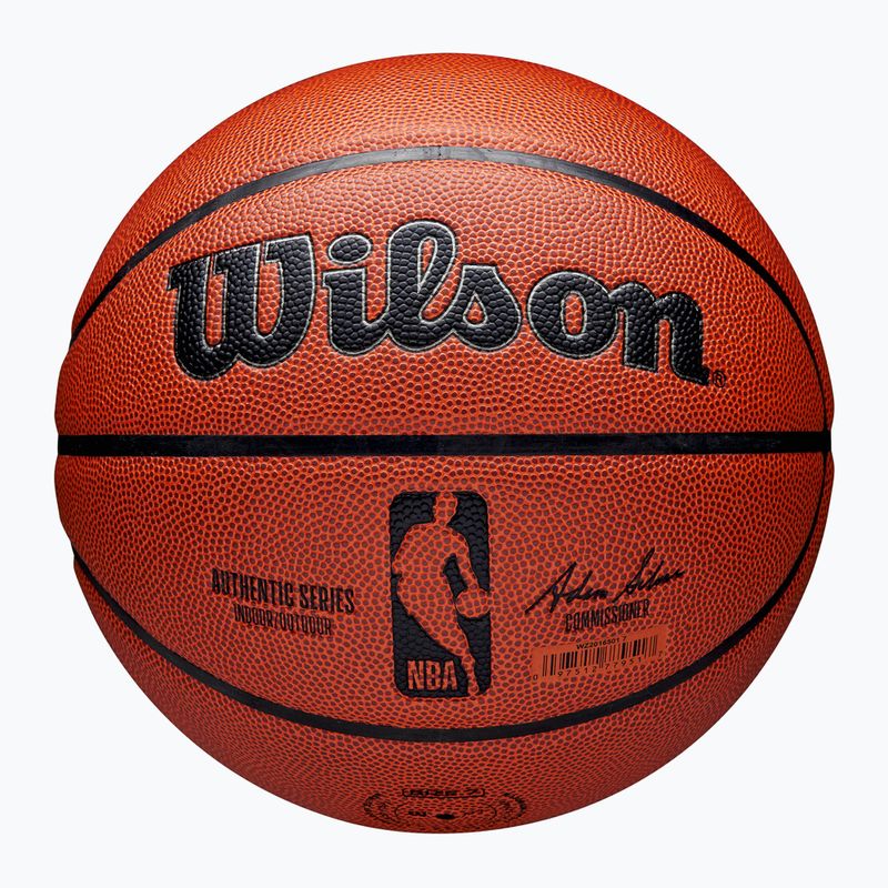 Minge de baschet Wilson Authentic Indoor Outdoor brown mărime 6 7