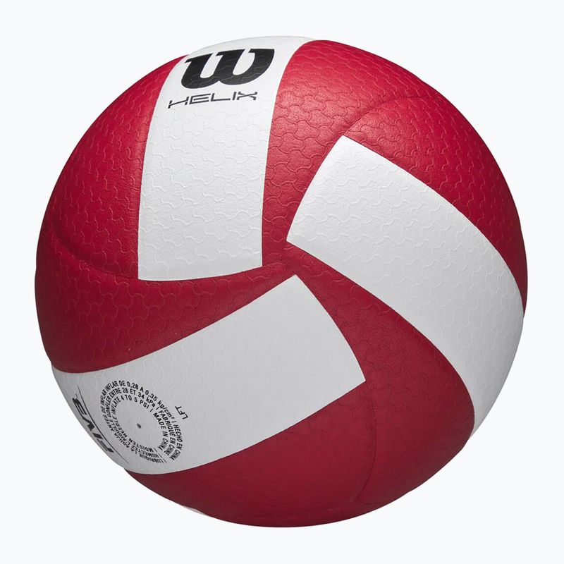 Minge de volei Wilson Helix Game Ball red/white mărime 5 2