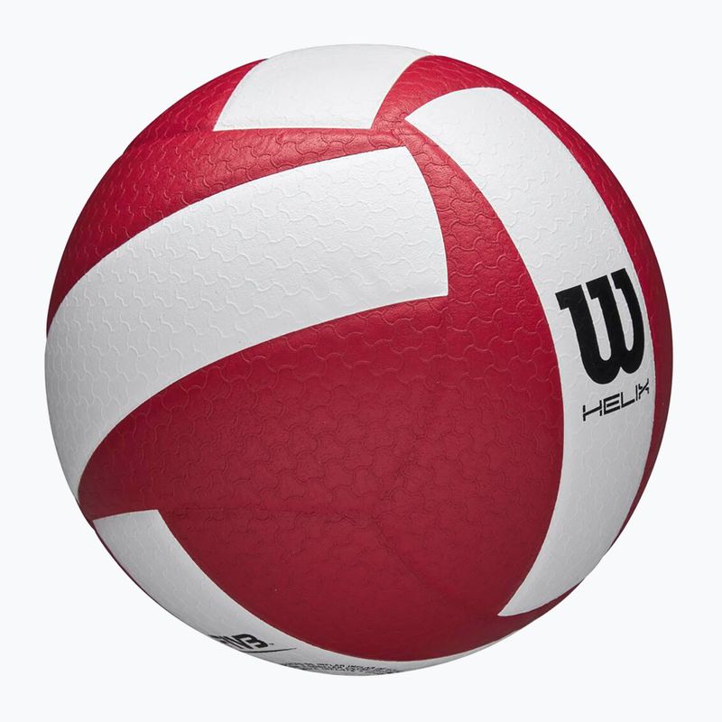 Minge de volei Wilson Helix Game Ball red/white mărime 5 4
