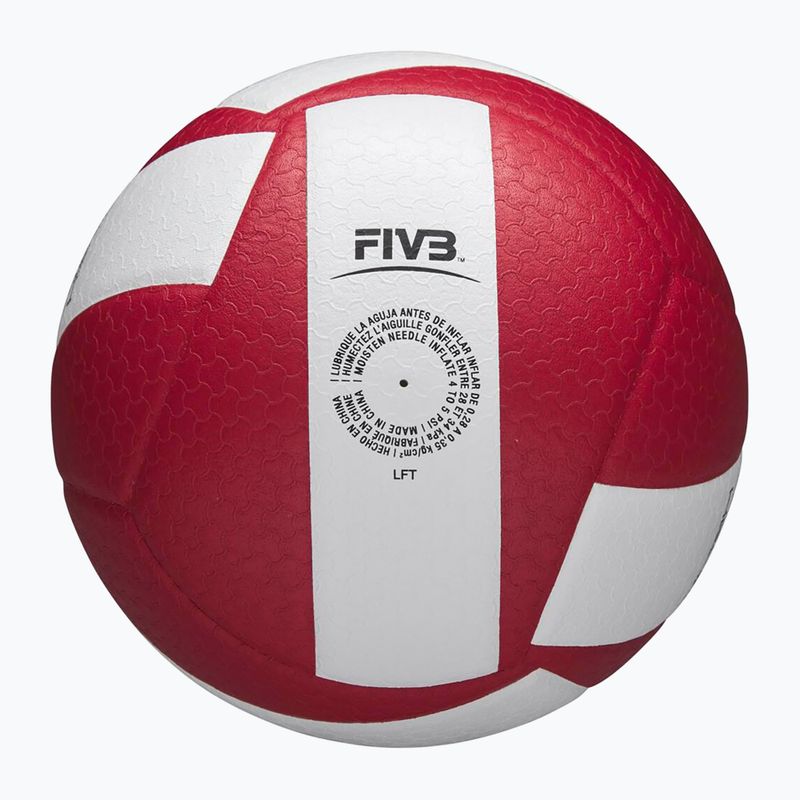 Minge de volei Wilson Helix Game Ball red/white mărime 5 7