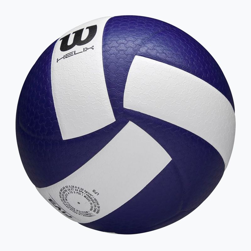 Minge de volei Wilson Helix Game Ball blue/white mărime 5 5