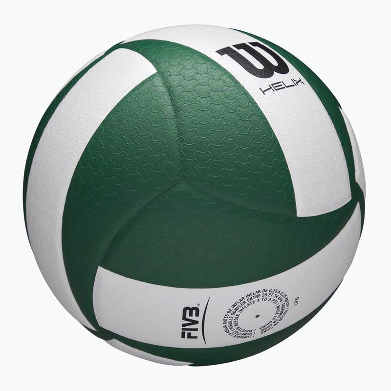 Minge de volei Wilson Helix Game Ball green/white mărime 5 6