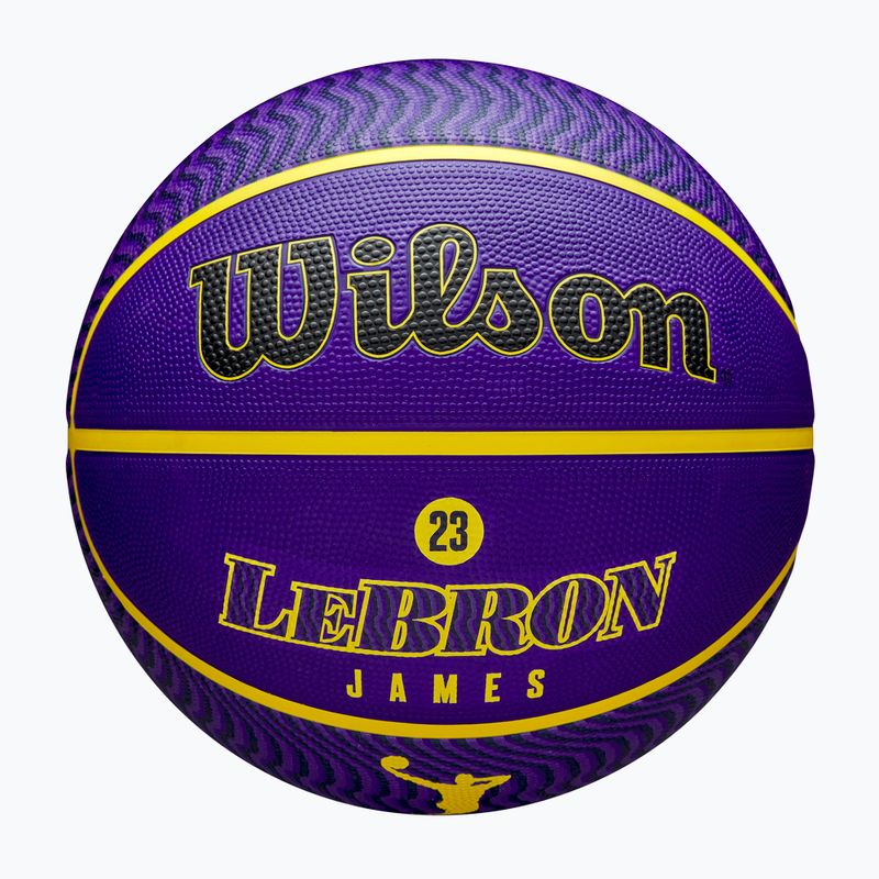 Minge de baschet Wilson NBA Player Icon Outdoor Lebron blue mărime 7