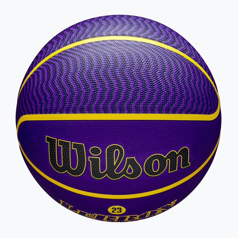 Minge de baschet Wilson NBA Player Icon Outdoor Lebron blue mărime 7 4