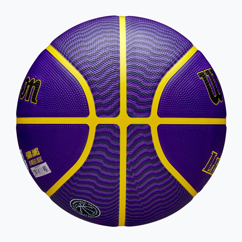 Minge de baschet Wilson NBA Player Icon Outdoor Lebron blue mărime 7 8