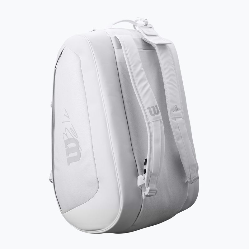 Geantă de padel Wilson Bela Super Tour white 3