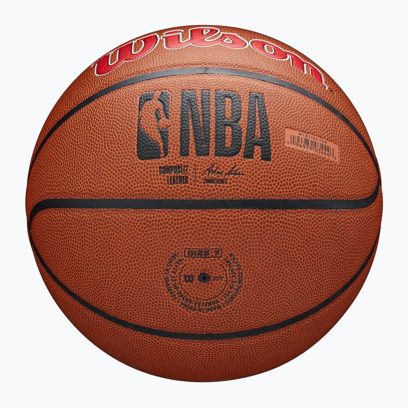 Minge de baschet Wilson NBA Team Alliance Toronto Raptors brown mărimea 7 6