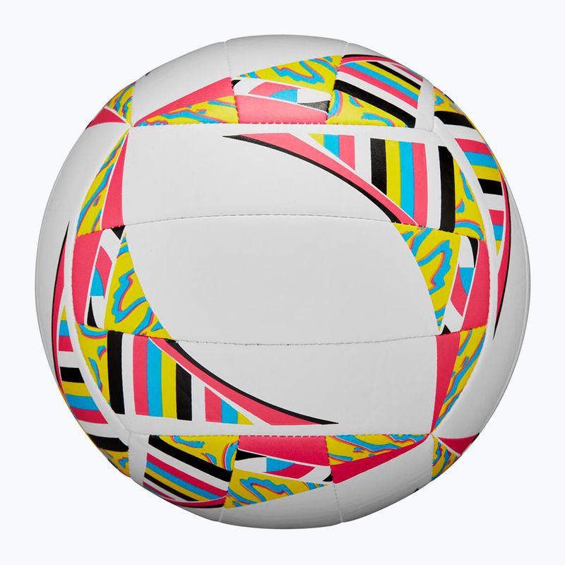 Minge de volei de plajă Wilson AVP Movement white/pink/yellow mărime 5 3