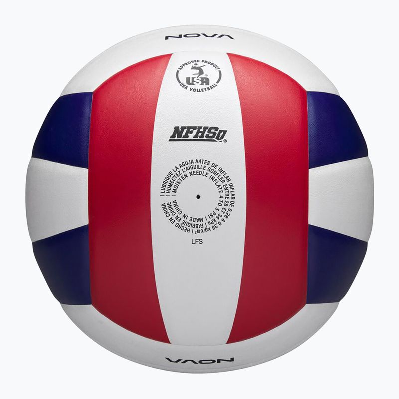 Minge de volei Nova Light white/red/navy mărime 5 6