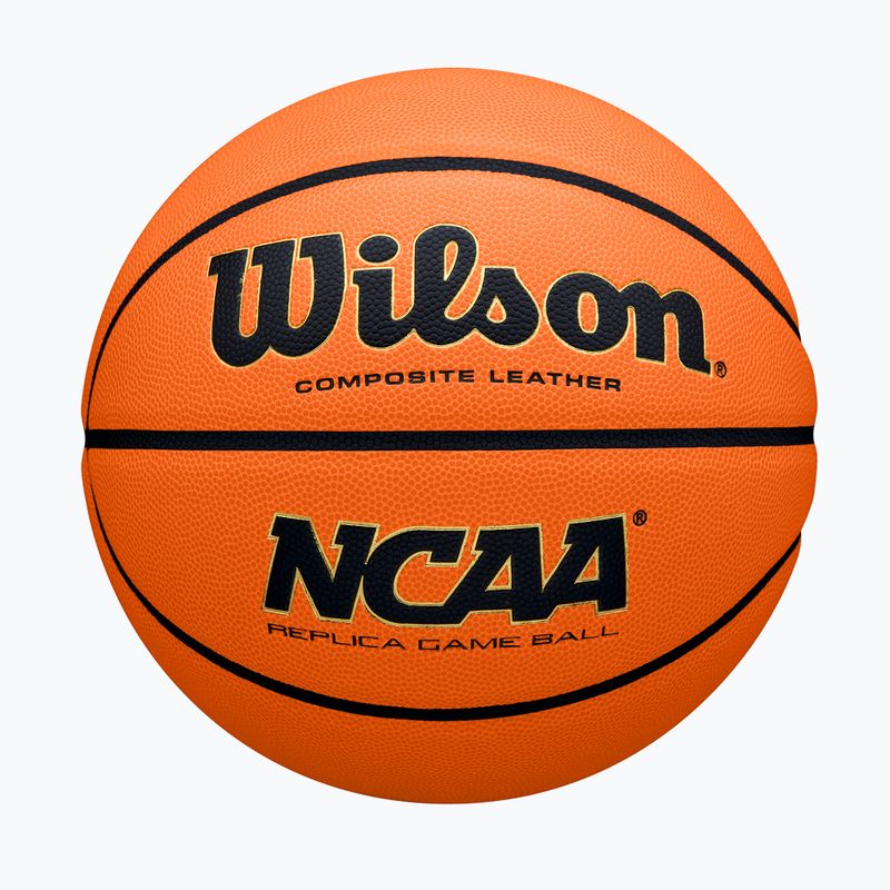 Minge de baschet Wilson NCAA Replica Game orange mărimea 7