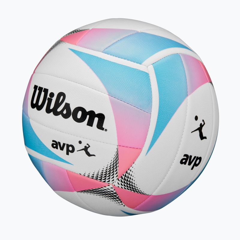 Minge de volei Wilson AVP Replica Kaleidoscope white/multicolor mărimea 5 3