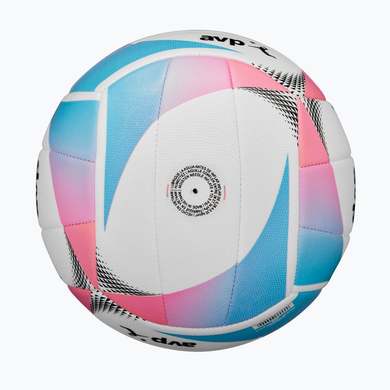 Minge de volei Wilson AVP Replica Kaleidoscope white/multicolor mărimea 5 5