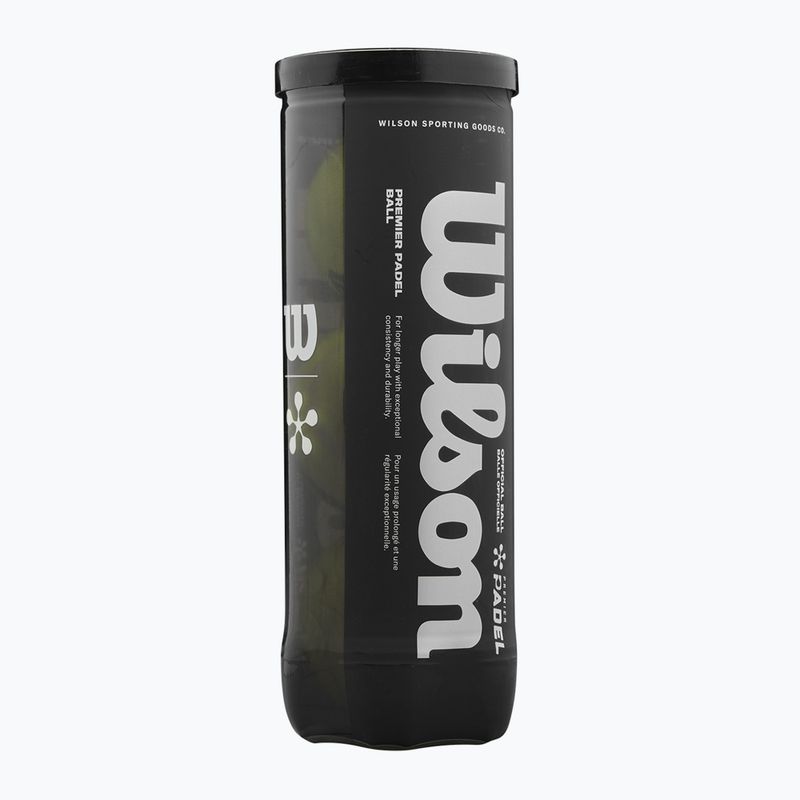 Minge de padel Wilson Premier Padel 3 buc. yellow 2