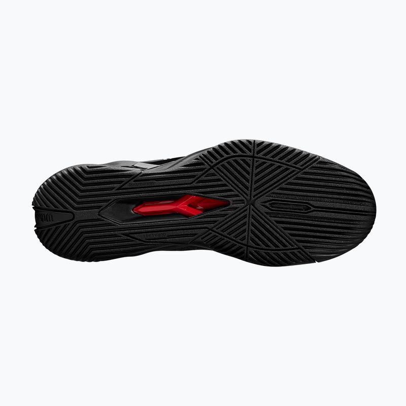 Pantofi de tenis pentru bărbați Wilson Rush Pro Extra Duty negru/ negru/ alb 12