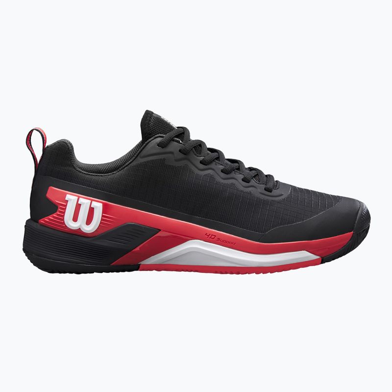 Pantofi de tenis pentru bărbați Wilson Rush Pro 4.5 Clay negru / infraroșu / alb 2