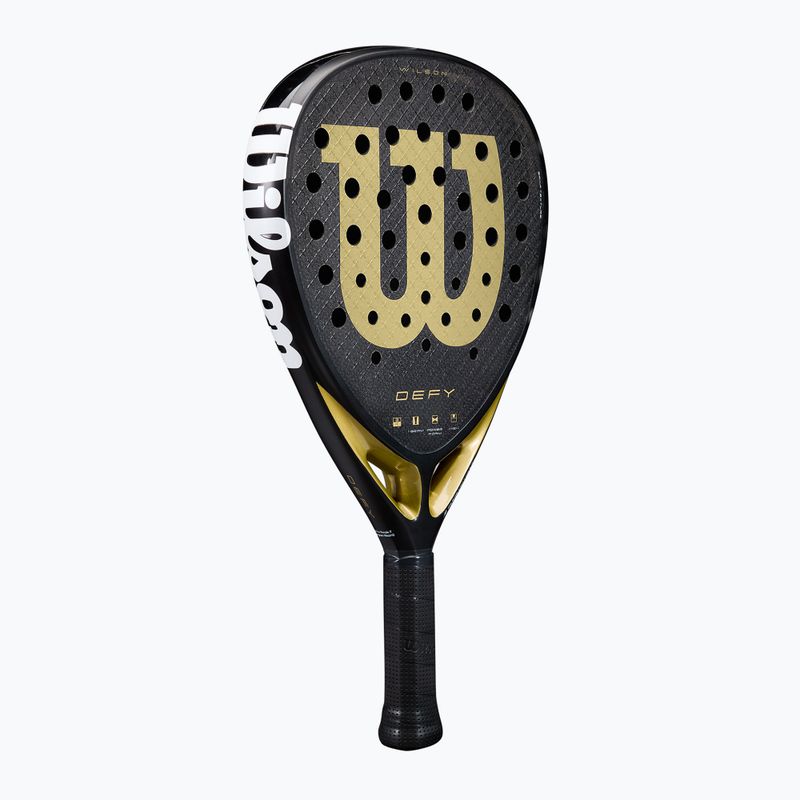 Rachetă de padel Wilson Defy V1 black/ gold 2