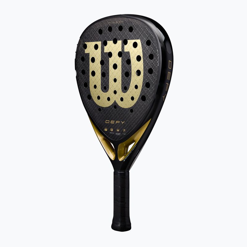 Rachetă de padel Wilson Defy V1 black/ gold 3