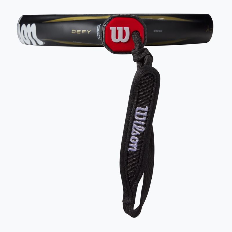 Rachetă de padel Wilson Defy V1 black/ gold 7