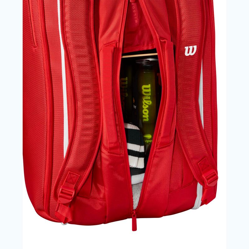 Geantă de tenis Wilson Super Tour Red 15PK red 10