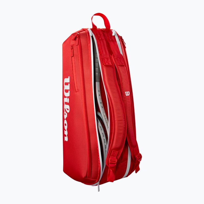 Geantă de tenis Wilson Super Tour Red 6PK red 4
