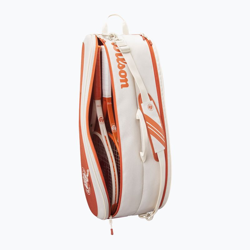 Geantă de tenis Wilson Roland Garros Team 6PK 2005 cream/ clay 6