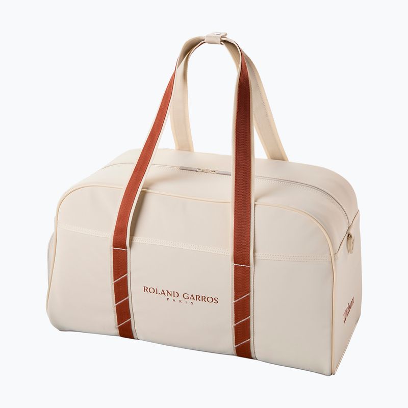 Geantă de tenis Wilson Roland Garros Small Duffel 2025 cream/ clay 2