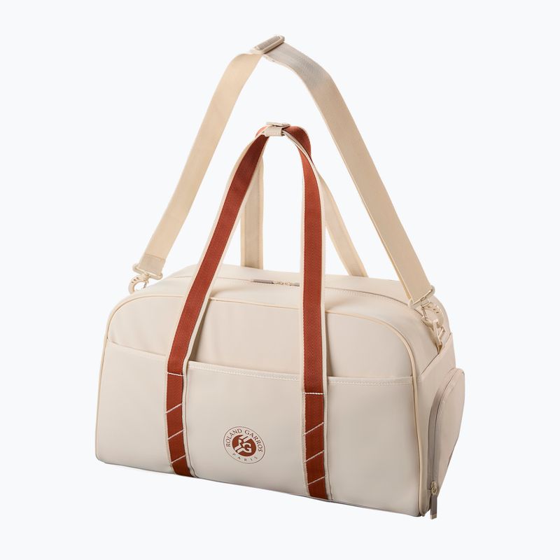 Geantă de tenis Wilson Roland Garros Small Duffel 2025 cream/ clay 3