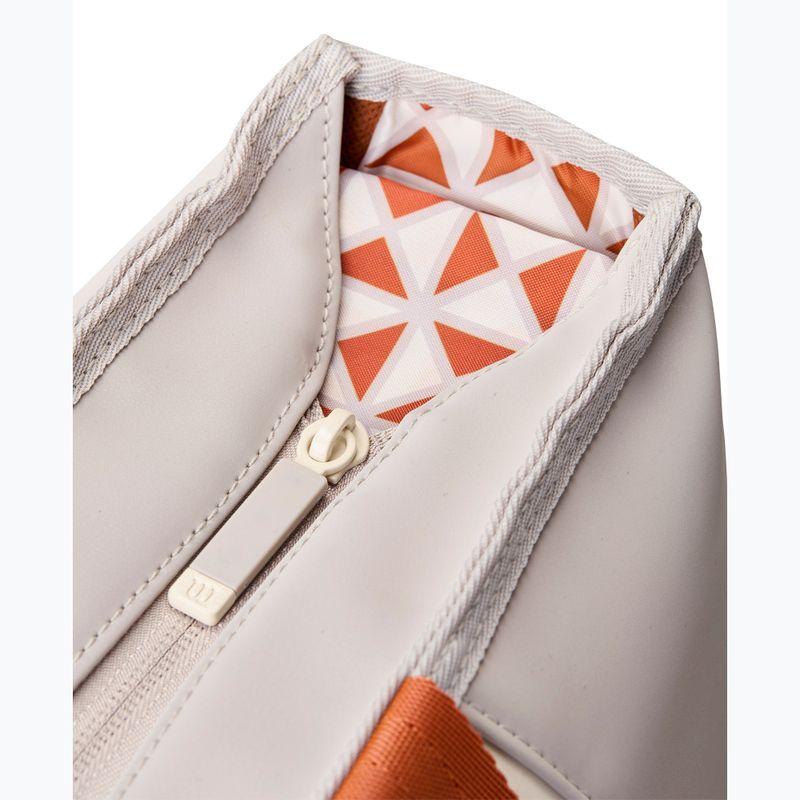 Geantă de tenis Wilson Roland Garros Tote 2025 cream/ clay 4