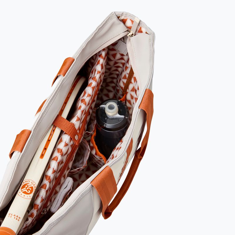 Geantă de tenis Wilson Roland Garros Tote 2025 cream/ clay 5