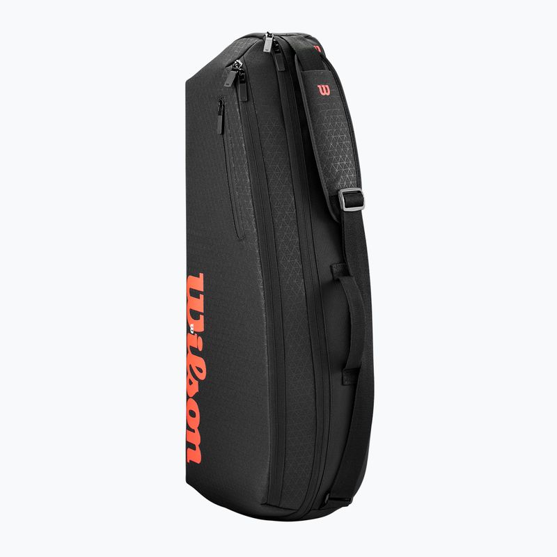 Geantă de tenis Wilson Clash V3 Super Tour 3PK black/ infrared 3