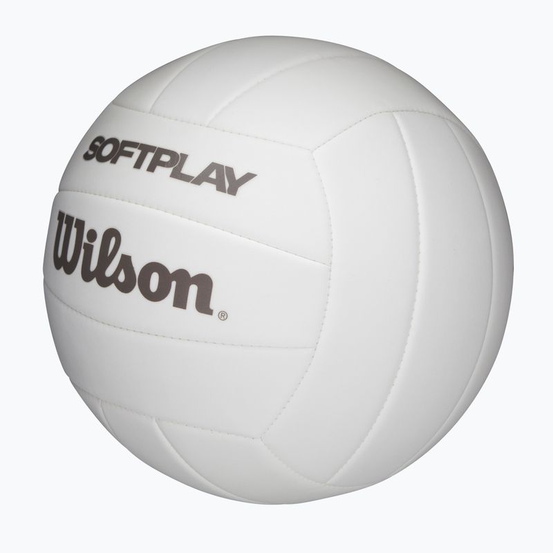 Minge de volei Wilson Soft Play white mărimea 5 3