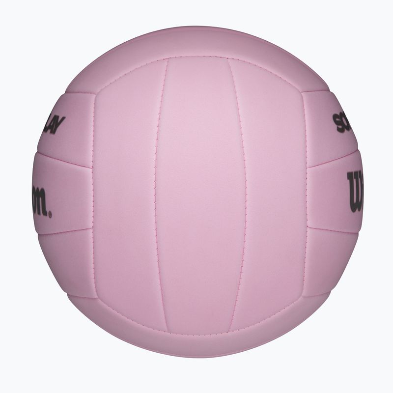 Minge de volei Wilson Soft Play pink mărimea 5 4
