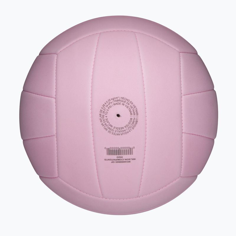 Minge de volei Wilson Soft Play pink mărimea 5 5