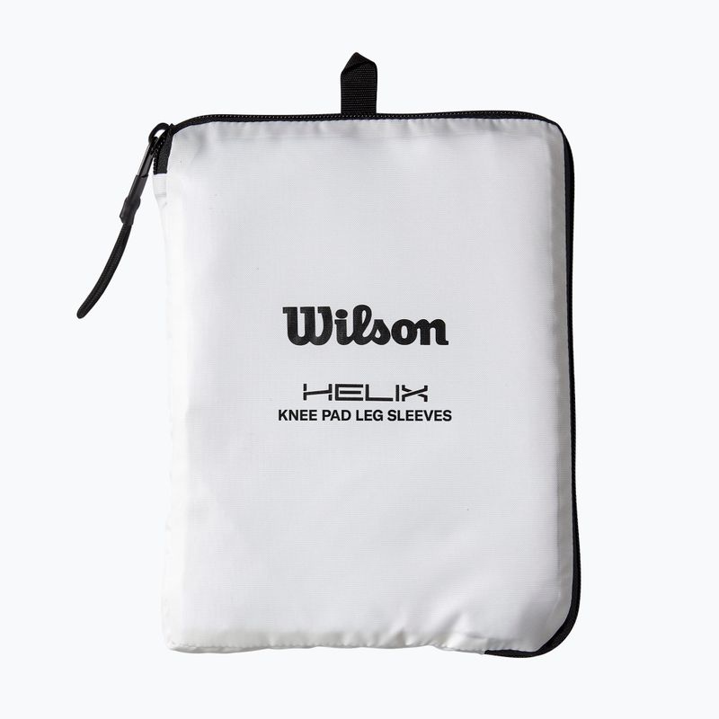 Genunchiere de volei Wilson Helix Knee Pad Leg Sleeve white 4