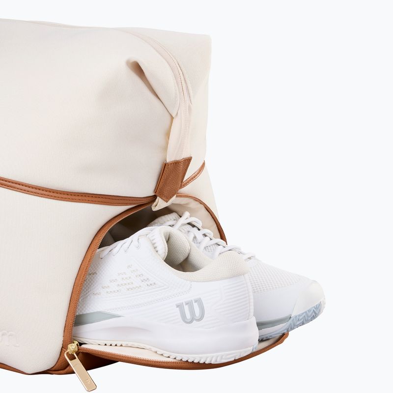 Geantă de tenis Wilson Roger Federer Lawn Practice Duffel 6Pk cream 2