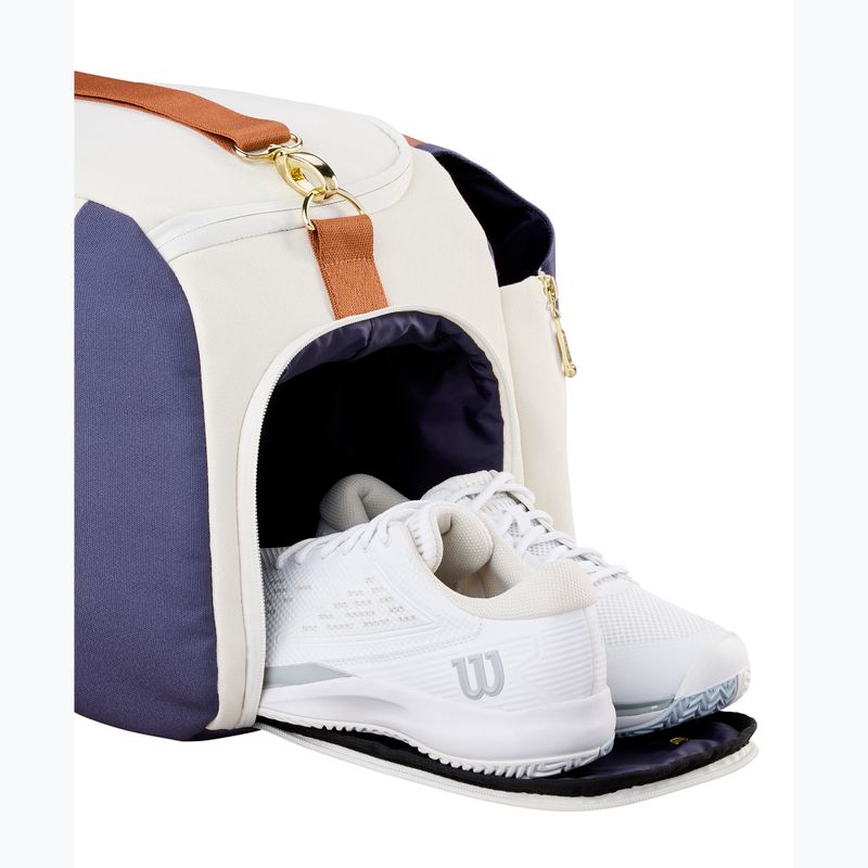 Geantă de tenis Wilson Heritage Small Duffel cream/clay/navy 4