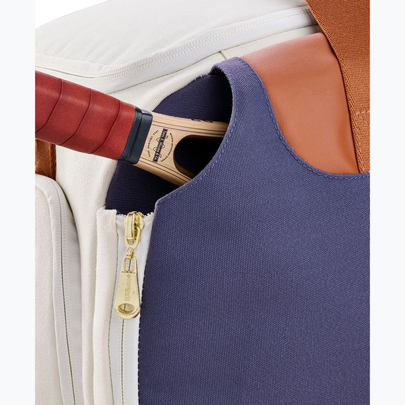 Geantă de tenis Wilson Heritage Small Duffel cream/clay/navy 6