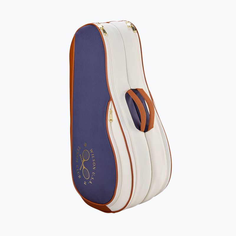 Geantă de tenis Wilson Heritage V2 6Pk cream/clay/navy 3