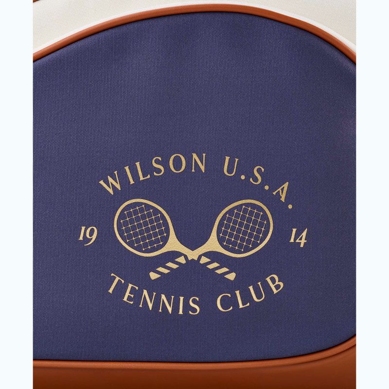 Geantă de tenis Wilson Heritage V2 6Pk cream/clay/navy 8