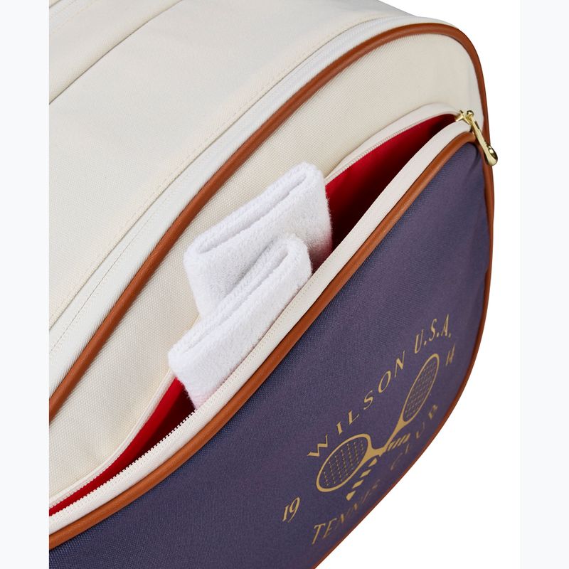 Geantă de tenis Wilson Heritage V2 12Pk cream/clay/navy 6